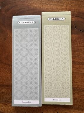 Caldrea Cleaning and Errand Lists